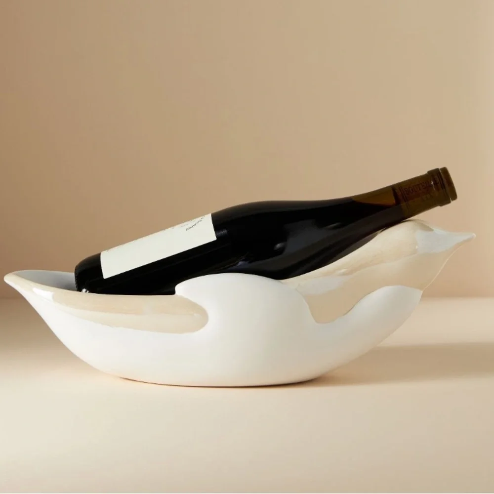 ✨ NIB Anthropologie Adelie Wine Bottle Holder - Picture 1 of 6